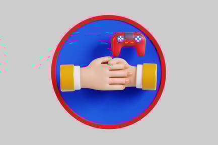 Preview: Handshake with video game controller.