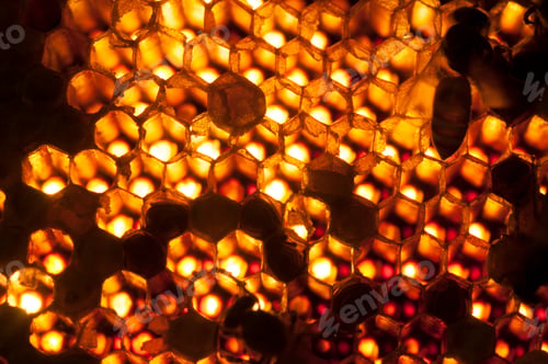 Preview: Texture and pattern of honeycomb, Abstract background