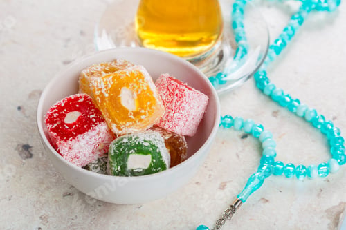 Preview: Turkish delight close up