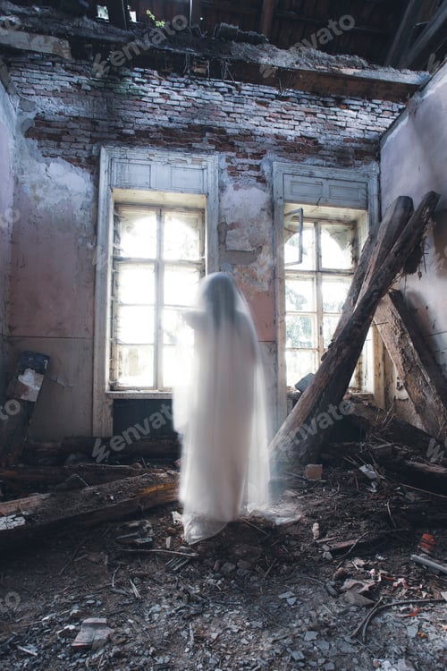 Preview: Scary ghost woman in haunted house