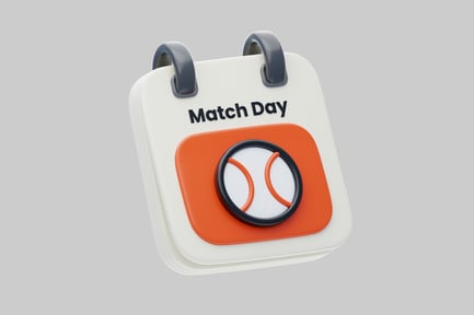 Preview: Sports match day calendar asset