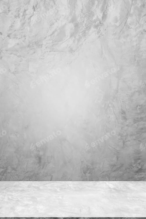 Preview: Backdrop empty gray light bright smooth cement wall room