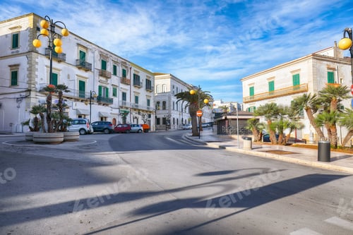 Preview: Amazing view on historic central city of the beautiful town called Vieste.