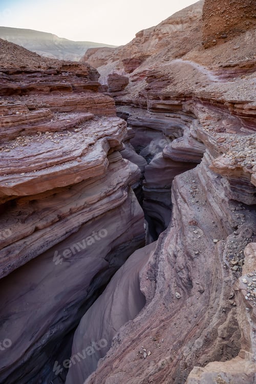 Preview: Landscape view of the Red Canyon in Eilat, Israel