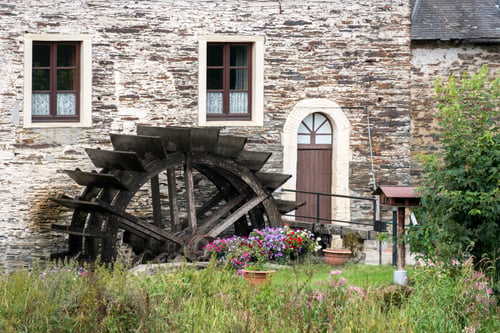 Preview: water mill in the belgium city mortehan