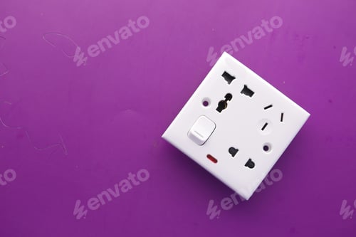 Preview: a lighting switch on table top view