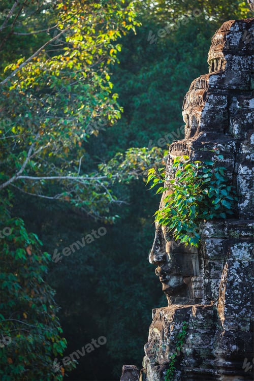 Preview: Face of Bayon temple, Angkor, Cambodia