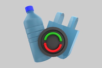 Preview: Recycle Objects: Bottle, Bag, Arrows