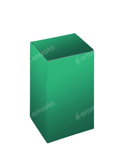 Preview: Green cosmetic box