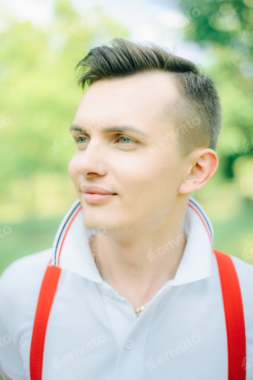 Preview: Portrait of a man in the park
