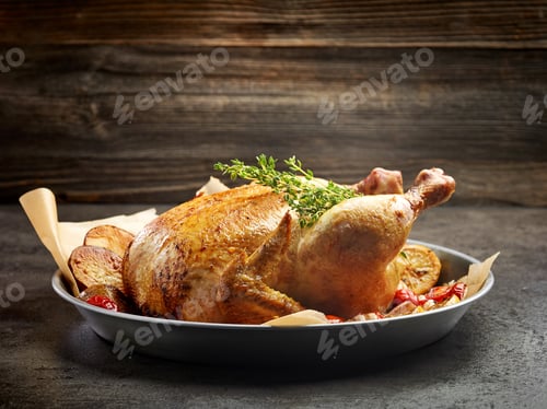 Preview: whole roasted chicken