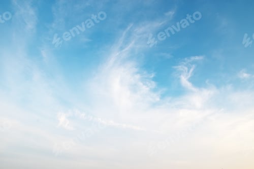 Preview: Blue and pastel sky background.