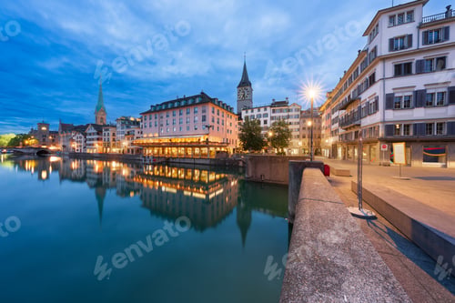 Preview: Zurich, Switzerland on the Limmat River