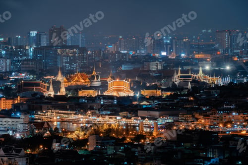 Preview: Bangkok Downtown. Thailand. Financial district and business in urban city in Asia.