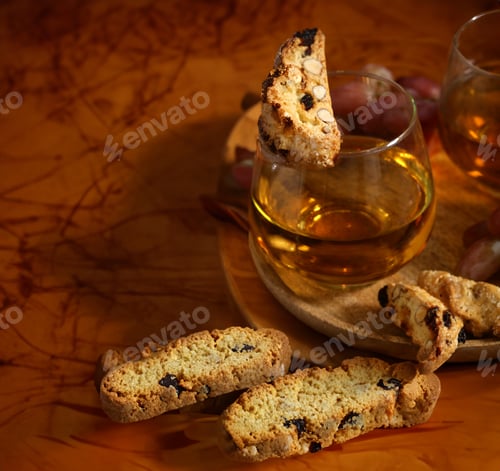 Preview: Traditional Italian biscotti cantucci cookies