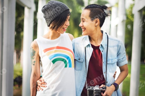 Preview: LGBT Lesbian Couple Moments Happiness Concept