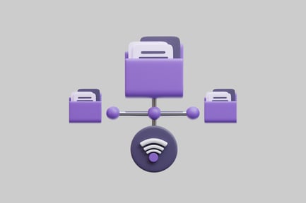 Preview: Data network storage icon