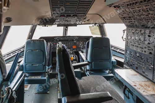 Preview: Interior of a decommissioned l-1011 TriStar in Cotonou, Benin