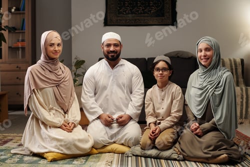 Preview: Muslim People At Family Gathering