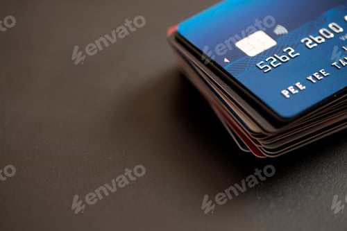 Preview: Stack of credit cards