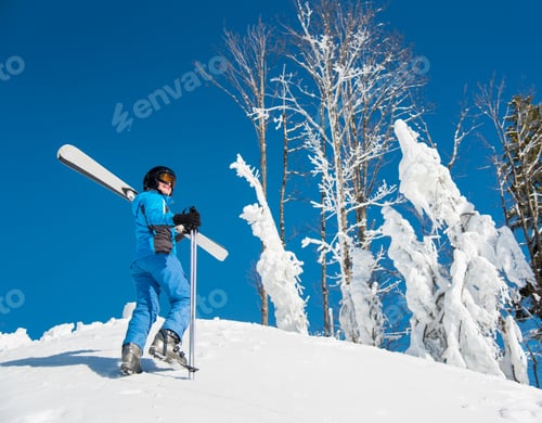 Preview: Skier in the mountains