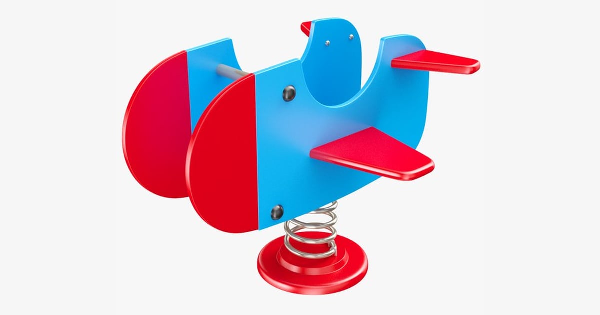 Airplane Spring Rider para patio de recreo , Modelos Incluyendo: avión ...