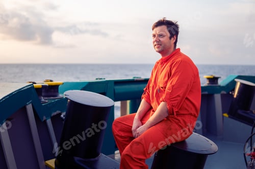 Preview: Deck Officer on deck of offshore vessel or ship