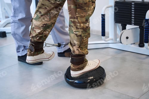 Preview: Process of recovery exercises after being wounded in military sanatorium
