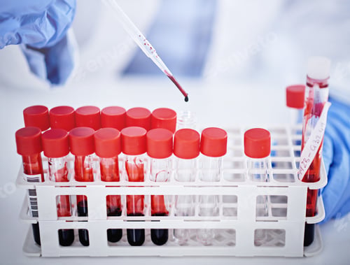 Preview: DNA never lies. Cropped shot of a lab technician holding vials of blood.