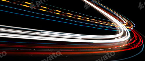 Preview: lights of cars with night