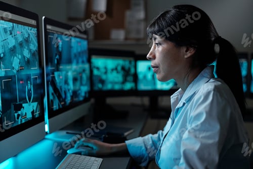 Preview: Watching cctv video on computer screen
