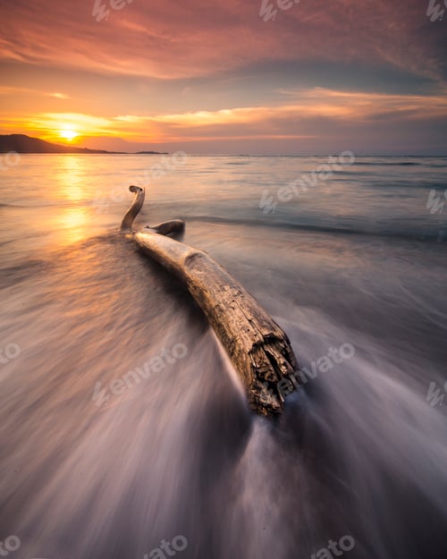 Preview: Beach during sunset