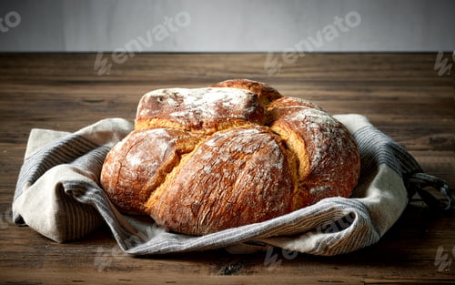 Preview: freshly baked artisan bread
