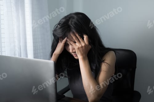 Preview: Sad Woman Broken Heart or Victim Violence Domestic Concept