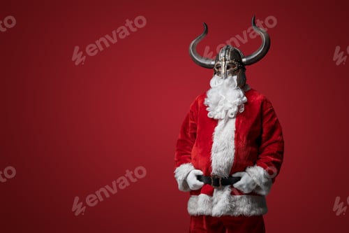 Preview: Humorous Viking Santa: Ancient Warrior of Cheer