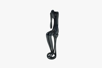 Preview: Sleek metallic sculpture on a pedestal
