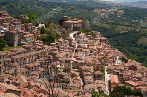 Preview: View of Muro Lucano, in Potenza province, Italy