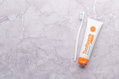 Preview: Toothpaste and toothbrush