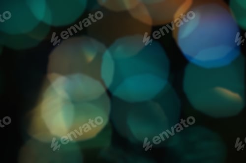 Preview: Nature Pattern- Light Bokeh Background. Celebratory Mood Magic Effect. Decorations Holiday- Design