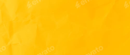 Preview: Texture colorful crumpled yellow blank paper background