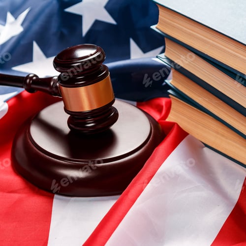 Preview: Gavel and books
