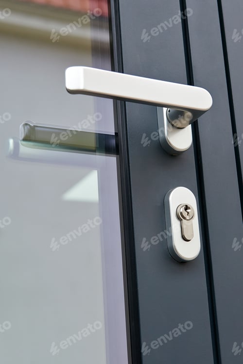Preview: Exterior door handle and Security lock