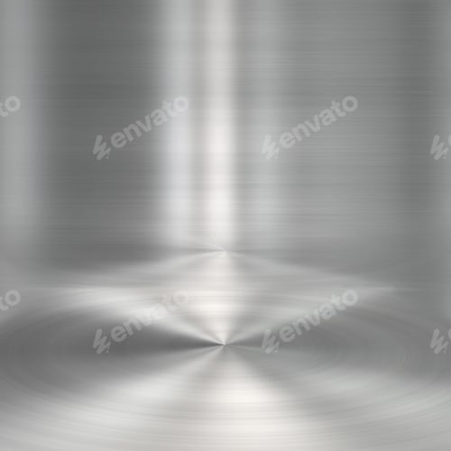 Preview: Brushed metal plate