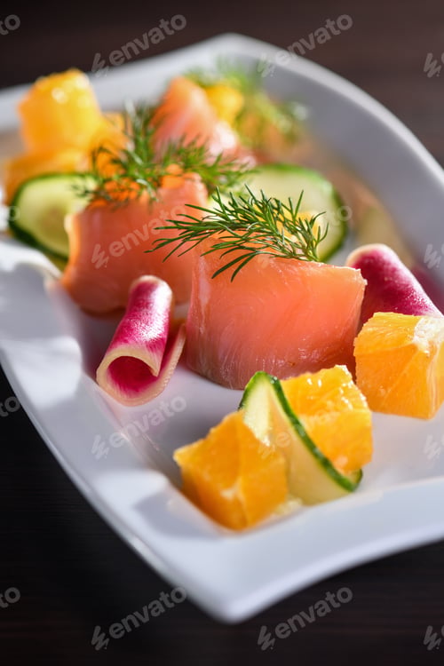 Preview: Pickled salmon appetizer