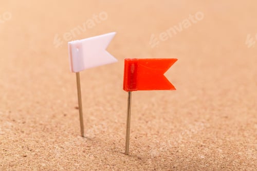 Preview: Pin board texture for background and colorful pins