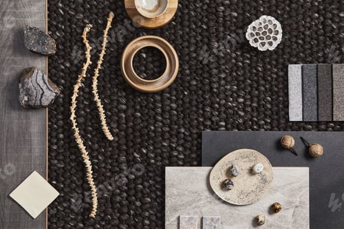 Vorschau: Stilvolle Flatlay-Komposition von Architect Moodboard