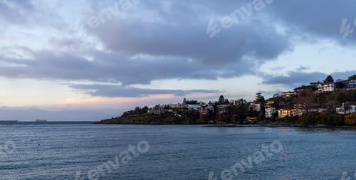 Preview: Serene Sunrise Over Victoria on Vancouver Island, BC Coastline