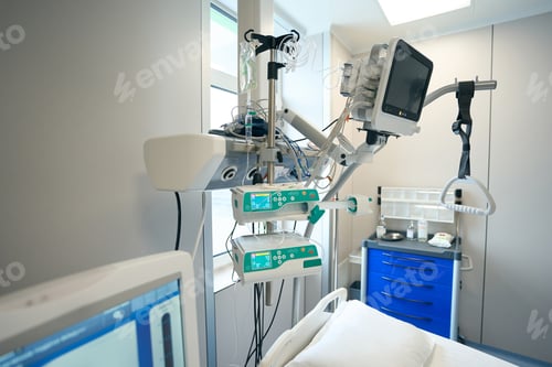 Preview: Ward for patient treatment and recovery in hospital