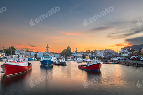 Preview: Rockport, Massachusetts, USA Downtown and Harbor View