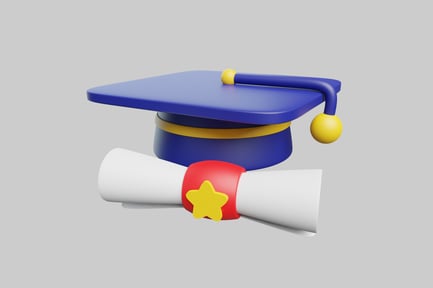 Preview: Graduation cap and diploma